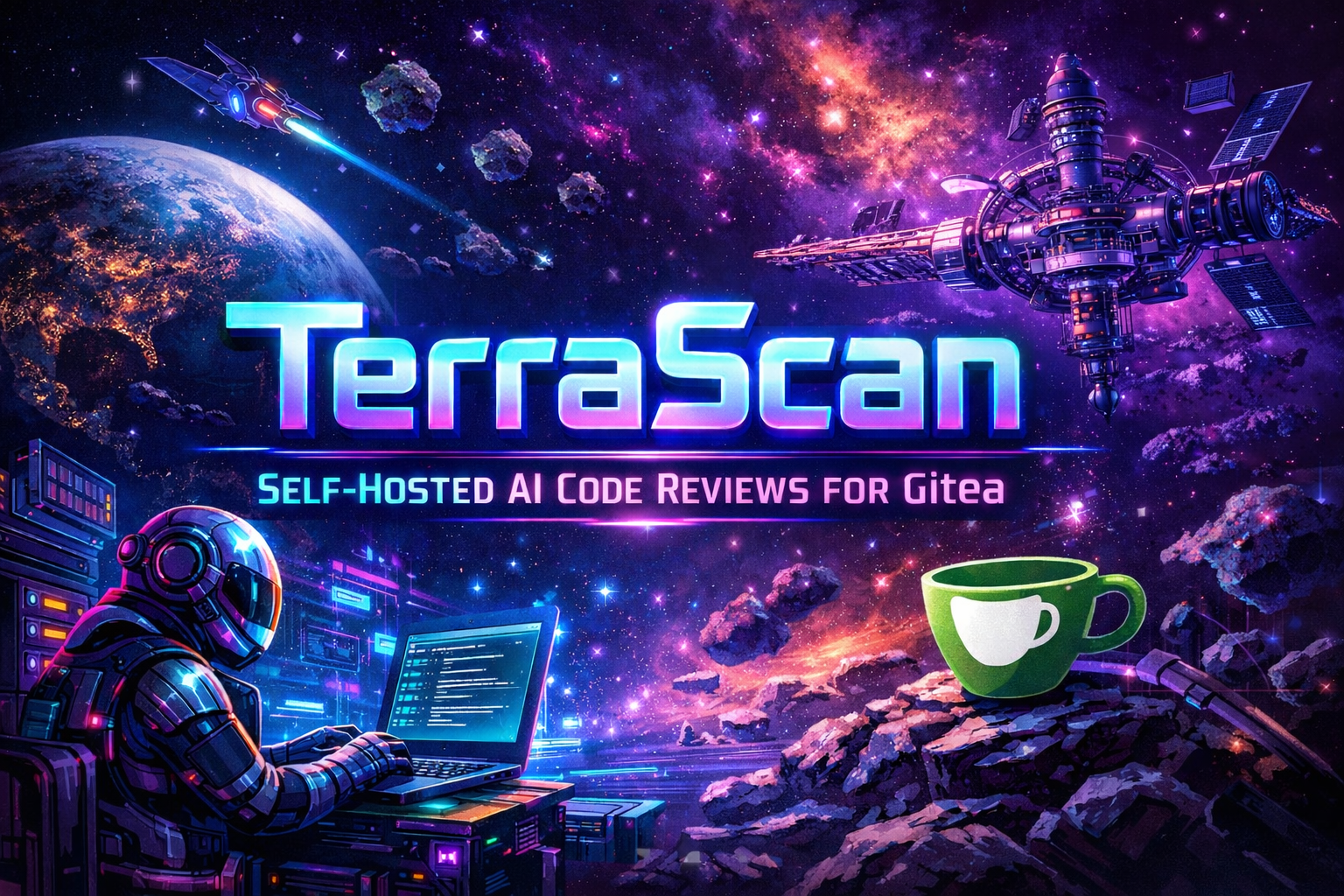TerraScan - AI-Powered Code Review for Gitea
